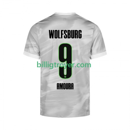 Billige Fotballdrakter VfL Wolfsburg Mohamed Amoura 9 Bortedraktsett 2025/26 Kortermet